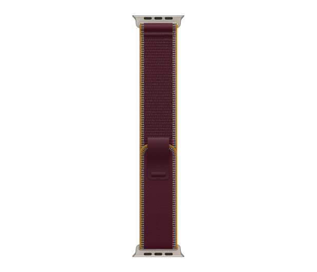 Apple 49mm Burgundy Trail Loop - S/M - Natural Titanium Finish - 1594246 - zdjęcie